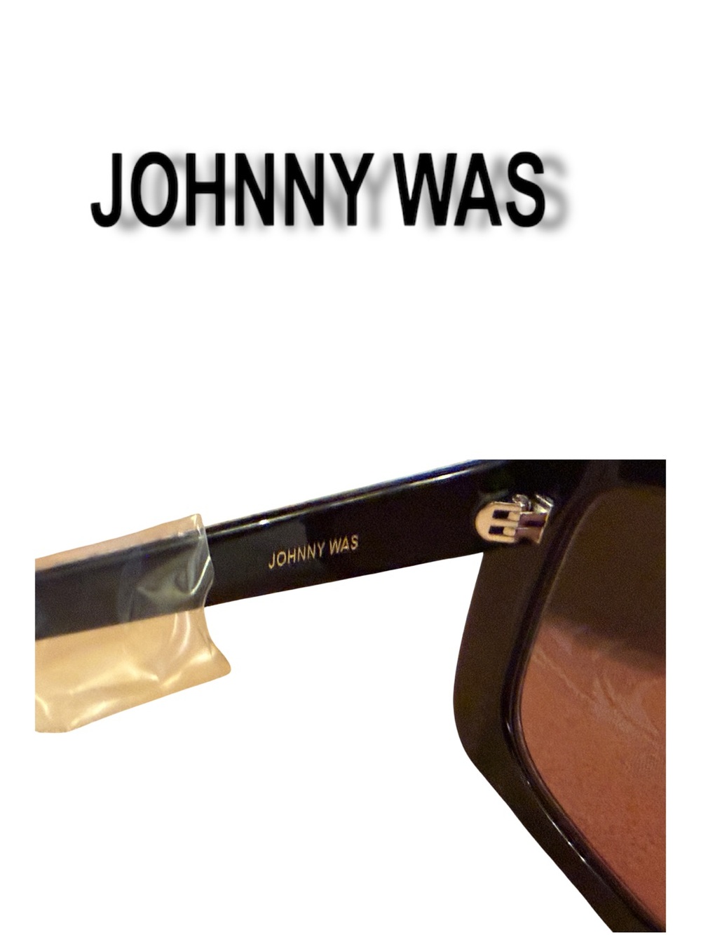 Johnny Was Sutton Printed Sunglasses Dreamer Noir Boho Square Box Set NWT - Picture 7 of 7